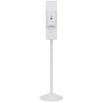 White ABS Plastic Hand Sanitiser Dispenser Stand | Commercial Washrooms