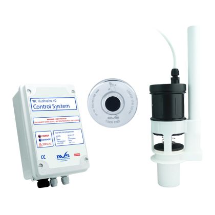 DVS Automatic Toilet Sensor Flush Kit 1.5" base