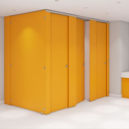 Colossal HPL Full Height Toilet Cubicles