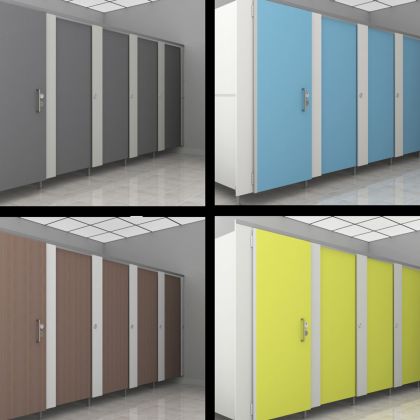 Contractor MFC Toilet Cubicles Packs 1 (WCContractor)