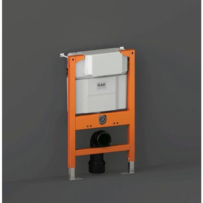 RAK Ecofix 12cm Front/Top Flush Low Height Concealed Toilet Cistern and Frame