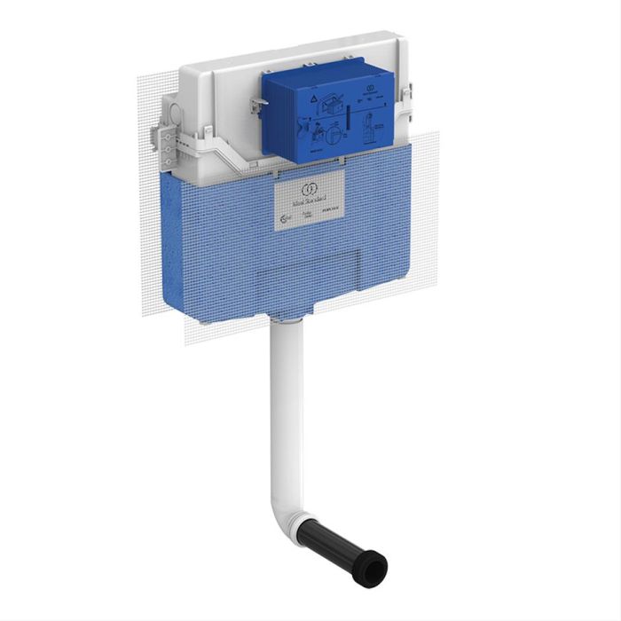 Ideal Standard Prosys 120mm Depth Mechanical Flush Toilet Cistern with Front Actuation | Commercial Washrooms