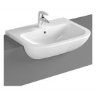 Vitra S20 Semi Recessed Wash Hand Basin (550mm) - 1 tap hole
