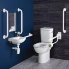 Armitage Shanks | Contour 21+ Doc M Close Coupled Left-Handed rails | Commercial Washrooms