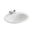 Armitage Shanks Sandringham 21 countertop washbasin 50cm - 1 tap holes, no chainstay hole