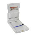 White Wall Mounted Vertical Changing Table | Dolphin