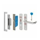 RADAR Disabled Door Lockset In Polished Aluminium