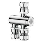 Chrome Delabie Compact Nano TMV3 Thermal Mixing Valve 