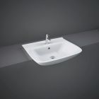 RAK-Origin 52cm Semi Recessed Basin with 1 Taphole | Commercial Washrooms
