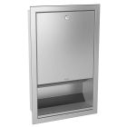 KWC DVS Stainless Steel Recessed Paper Towel Dispenser