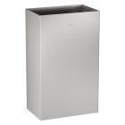 KWC DVS Stainless Steel Wall Mounted Waste Paper Bin, 23L