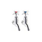 Twyford cross-head bib taps 1/2" Chrome Plated | Twyford