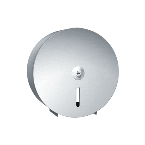 ASI Round Jumbo Toilet Tissue Roll Dispenser Brushed Stainless Steel
