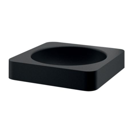 QUADRA Matte Black Countertop Washbasin | Delabie 