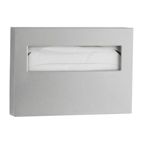 Bobrick Surface Mounted Seat-Cover Dispenser - Satin Stainless Steel