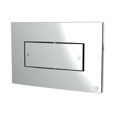Coral Dualflush Push Plate - Chrome | Dudley 