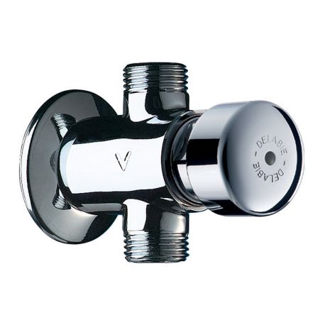 Delabie Tempostop 1/2” Urinal Push Flush Valve | Delabie