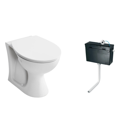 Armitage Shanks Sandringham 21 Back-to-Wall Toilet Pack with Sensor Flush