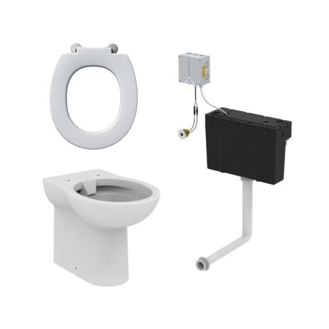 Armitage Shanks Contour 21 Back-to-Wall Toilet Pack (S0439HY) with Sensor Flush