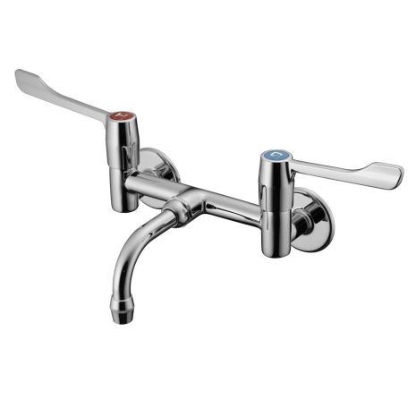 Armitage Shanks Markwik Wall Mounted Mixer With Single Flow Nozzle | Commercial Washrooms
