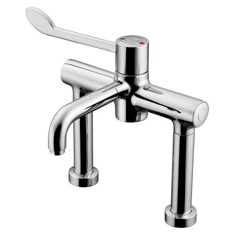 Armitage Shanks Markwik 21 Demountable Pillar Mixer, Single Sequential Lever tap
