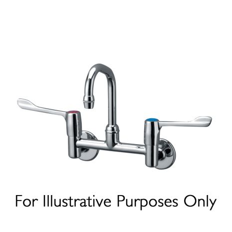 Armitage Shanks Markwik Wall Mounted Exposed Mixer with 150mm Levers | Commercial Washrooms