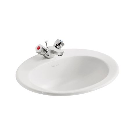 Armitage Shanks Sandringham 21 countertop washbasin 50cm - 1 tap holes, no chainstay hole