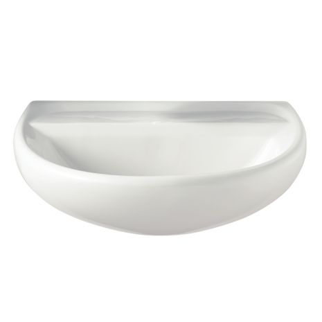No Tap Holes Twyford Sola 600mm Wall Hung Wash Hand Basin