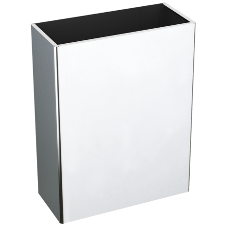 Delabie Wall Mounted Rectangular Bin Stainless Steel 38L Polished