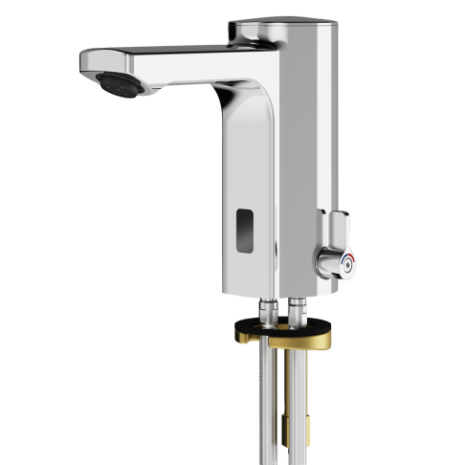 KWC DVS F5E-Mix Battery Operated Pillar Sensor Tap