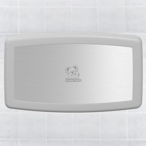 White Koala Kare Commercial Baby Changer with Stainless Steel Fascia