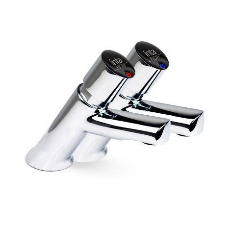 Inta Non Concussive Adjustable Time Anti Block Basin Mounted Taps