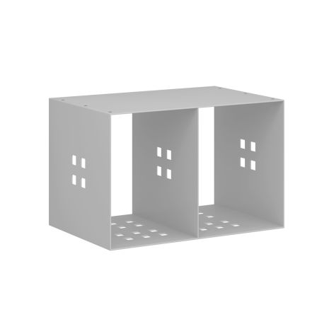 Twin Shoe Basket - Pearl Silver
