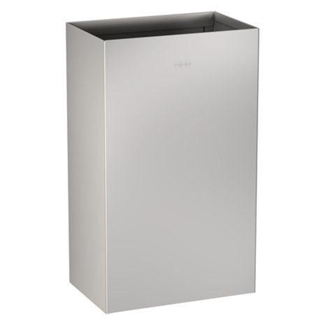 KWC DVS Stainless Steel Wall Mounted Waste Paper Bin, 23L