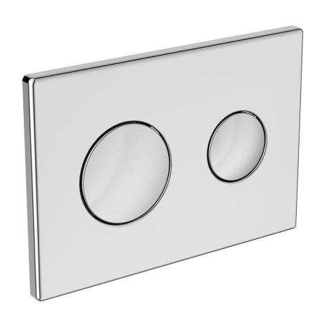 Armitage Shanks Contemporary Dual Flushplate - Chrome