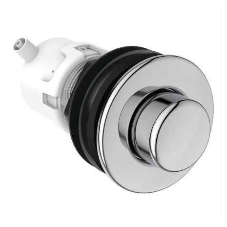 Armitage Shanks Contemporary Single Flush Pneumatic Palm Push Button - Chrome