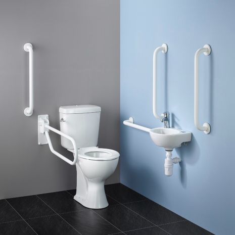 Armitage Shanks Monaco2 Close Coupled Doc M Pack with White Rails | Armitage Shanks