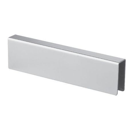 U-Channel Headrail - Satin Stainless Steel (3m)
