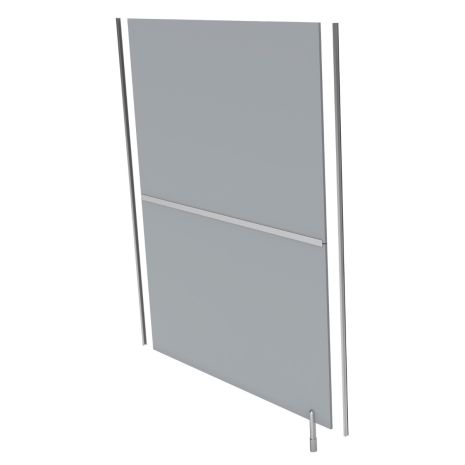 Grey Ultra Fast SGL Cubicle Partition