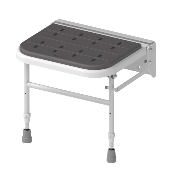 Fitzroy Of London Premium Wall Mounted Shower Seat with Legs