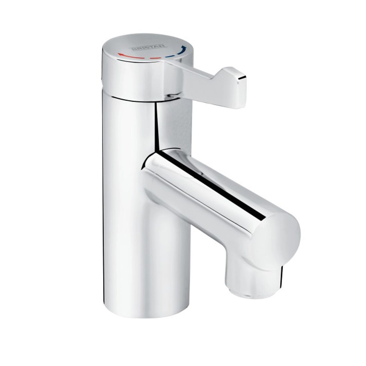 Kibath L162554 Medical Wall Tap Swivel Spout. Ideal For Use In Healthcare Environments With Long Lever Drive Gloss Chrome