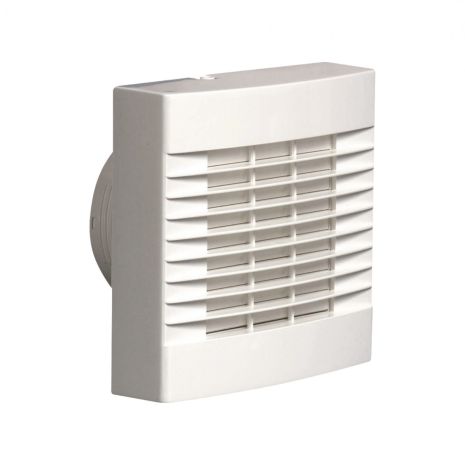 100mm Axial Wall Mounted Extraction Fan With Timer And Shutters