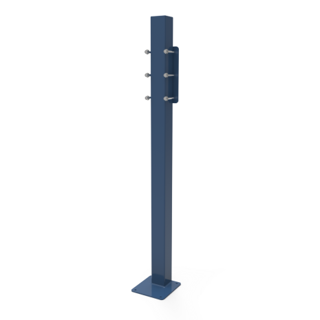 Fitzroy Of London Hinged-Rail Floor Mounting Post And Adaption Kit