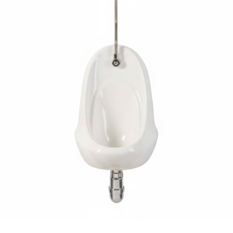 White Ceramic Urinal Bowl (Exposed Cistern) 
