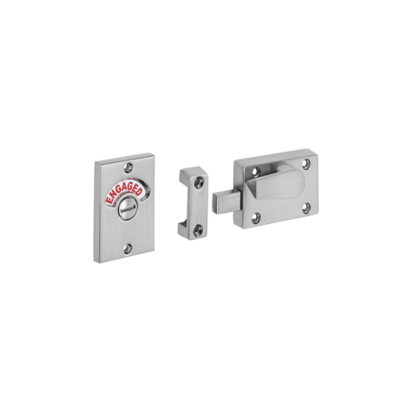 Vacant Engaged Indicator - Satin Zinc