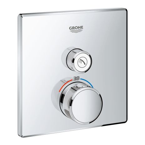 Grohe Grohtherm Thermostat for Concealed Installation With One Valve