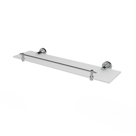 Fitzroy Of London Glass Shelf, Chrome Polished | Commercial Washrooms