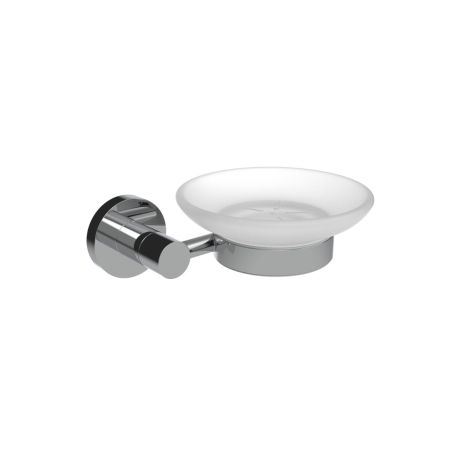 Fitzroy Of London Soap Dish Holder Including Dish, Chrome Polished | Commercial Washrooms