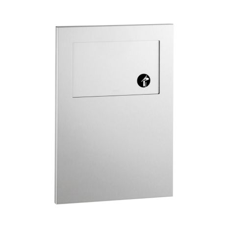 Bobrick Recessed Satin Stainless Steel Sanitary Disposal Bin Concealed Hinge (35303)