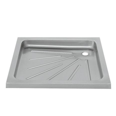 KWC DVS Stainless Steel Shower Tray For Inset Mounting (900 x 900mm) and Grated Waste